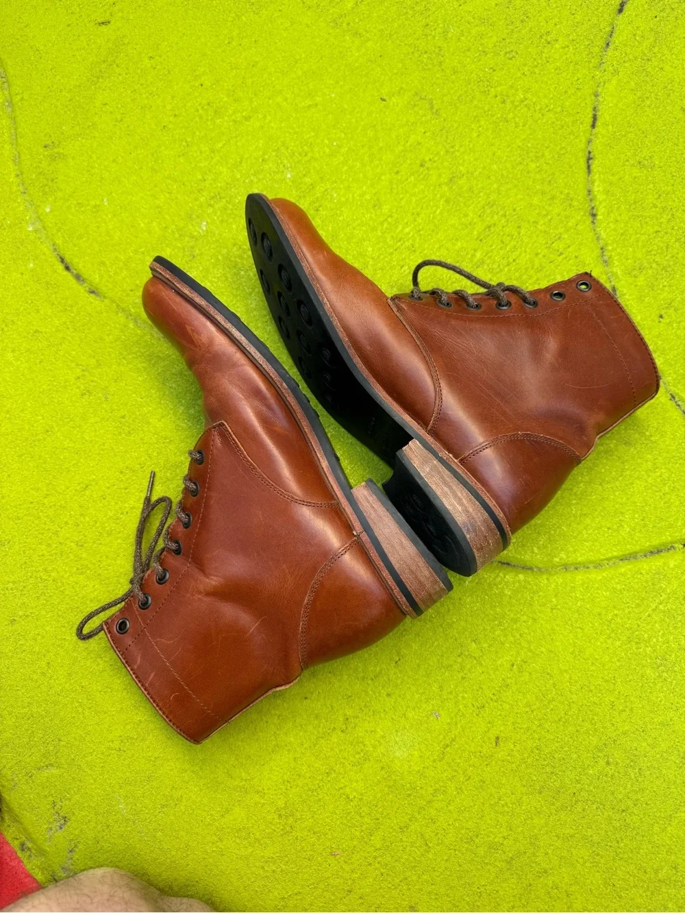 Nisolo Andres All Weather Brown Leather Boots Men’s Size 9.5